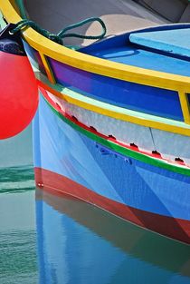 fisherboats in Marsaxlokk, Malta... 11 von loewenherz-artwork