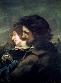 The Happy Lovers von Gustave Courbet