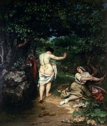 Les Baigneuses von Gustave Courbet