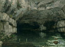 The Grotto of the Loue von Gustave Courbet