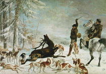 The Death of the Deer von Gustave Courbet