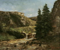 Landscape near Ornans von Gustave Courbet