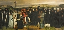 Burial at Ornans von Gustave Courbet