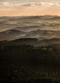 Sunset in Beskidy Mountains by Jarek Blaminsky