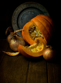 Still life with pumpkin by Jarek Blaminsky