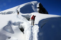 Schneebrücke (Der Aufstieg) von Gerhard Albicker