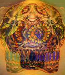 Happy Sugar Skull by LEIGH ODOM