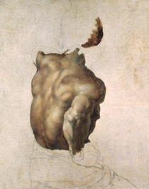 Study of a Torso for The Raft of the Medusa by Theodore Gericault