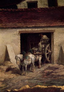 The Kiln at the Plaster Works  by Theodore Gericault