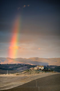 Regenbogen Toskana Italien / rainbow Tuscany von Thomas Schaefer