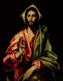 Christ Blessing  von El Greco