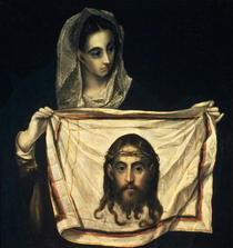 St.Veronica with the Holy Shroud  by El Greco