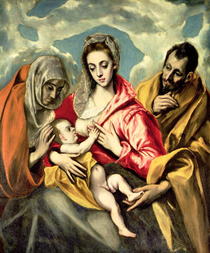 Virgin and Child with SS. Anne and Joseph by El Greco