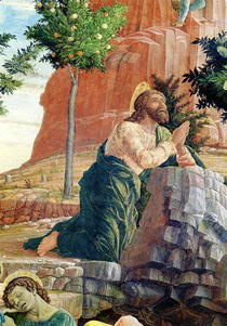 The Agony in the Garden, left hand predella panel from the Altar by Andrea Mantegna