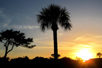  Sunset in St. Augustine, Florida above the Castillo de San Marcos  by Mellieha Zacharias