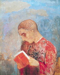Alsace or, Monk Reading by Odilon Redon