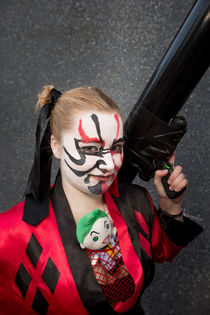 Kabuki Harley Quinn by istarzewska