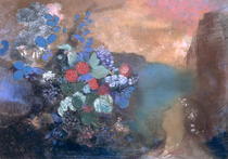 Ophelia among the Flowers von Odilon Redon