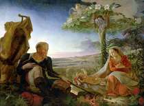 Rest on the Flight into Egypt by Philipp Otto Runge
