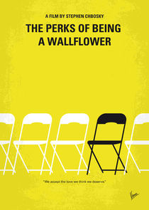 No575 My Perks of Being a Wallflower minimal movie poster by chungkong