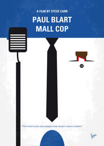 No579 My Paul Blart Mall Cop minimal movie poster von chungkong