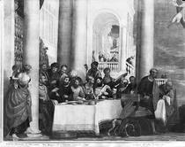 The Meal at the House of Simon the Pharisee, detail of the left  by Paolo Veronese