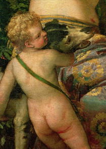 Cupid, detail from Venus and Adonis by Paolo Veronese