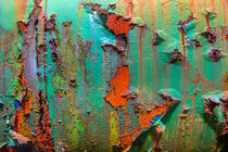Flaking Paint on Rust by David Hare