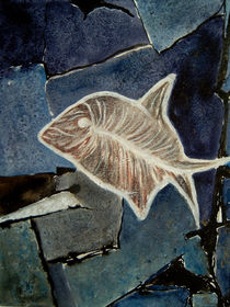 Fossilien - Kugelfisch - Original von Chris Berger
