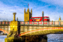 Lambeth Bridge and Westminster Art by David Pyatt