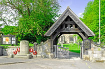 The Lych Gate, Repton Churchyard von Rod Johnson