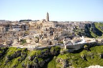 Matera ancient city panoramic view, Italy by Tania Lerro
