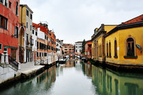 Beautiful view of venetian canal, Venice, Italy by Tania Lerro