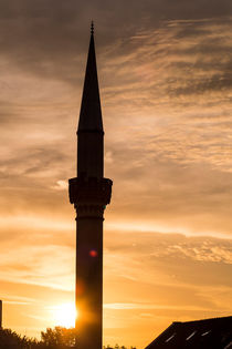 Moschee im Sonnenuntergang by toeffelshop