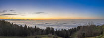 Bodensee Oberschwaben im Wolkenmeer von Thomas Keller