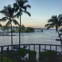 Sonnenuntergang in Hilo/Hawaii  von Susanne  Mauz