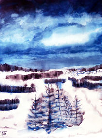 Winterlandschaft von Irina Usova