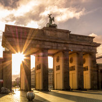Brandenburger Tor im Morgenlicht von Franziska Mohr
