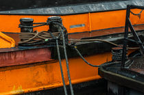 Maritime Elemente "verankert" orange – Fotografie von elbvue von elbvue