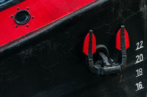 Maritime Elemente "Anker" schwarz/rot – Fotografie von elbvue von elbvue