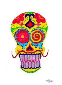 mexican Skull von Mathias Strelow
