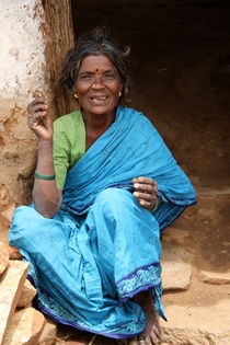 Smiling lady Indian lady  von Christina McGrath
