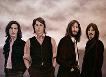 The Beatles painting by Paul Meijering