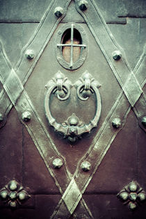 Ornamented metal gates with nice doorknob von Jarek Blaminsky