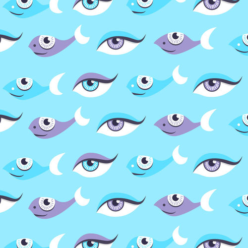 Fish-and-eyes-art-print