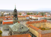 Dresden - Altmarkt mit Kreuzkirche  by gscheffbuch