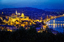 Night view of Budapest by ebjofrie