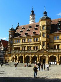 Das Rathaus von Rothenburg von gscheffbuch