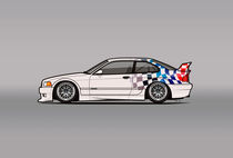 BMW 3 Series E36 M3 GTR Coupe Touring Car by monkeycrisisonmars