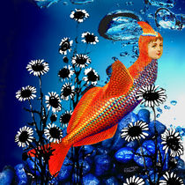 Deep Blue Diver von Sherri Leeder
